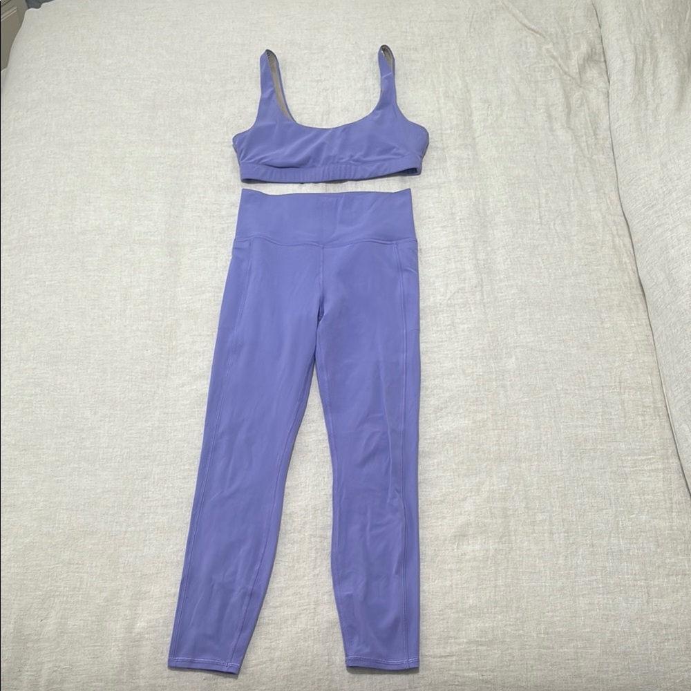 Vuori Purple Leggings and Top Set